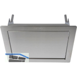 LAMP� Einwurfklappe ged�mpft eckig 218 x 164 mm Edelstahl