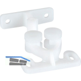 LAMP� Rollenschnapper RC6901, 21,6 Newton, Kunststoff wei� transparent