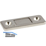 LAMP� Magnetschnapper MC-159-8, ultrad�nn, 8kg, Stahl vernickelt