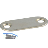 LAMP� Gegenst�ck zu Magnetschnapper MC-159, Stahl vernickelt