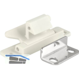 LAMP� Hebelverschluss LL-66 WT, Kunststoff wei�