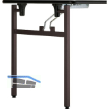 CORBETTA Klapptischgestell Flexo 3, Breite 600 mm, schwarz