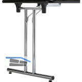 CORBETTA Klapptischgestell Flexo 1, Breite 596 mm, silberfarbig