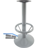 Barhockergestell Lienz - silberfarbig beschichtet