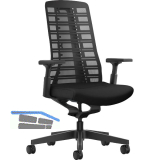 INTERSTUHL B�rodrehstuhl Pure PU213 schwarz