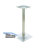 Plattenstehtischgestell Bayreuth - Edelstahl geb�rstet