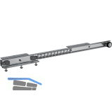 OMGE Tischplattenschiebebeschlag Surf 4350/900 Einzelschiene, H�he 44, Stahl
