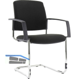 TOPSTAR Besucherstuhl BtoB 20 Polster Armlehne chrom/schwarz