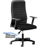 PROSEDIA Drehstuhl Eccon plus-3 Stoffbezug schwarz