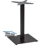 Platten-Tischgestell Salzach 1 schwarz beschichtet