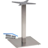 Platten-Tischgestell Salzach 1 Edelstahl satiniert