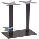 Platten-Tischgestell Salzach 2 schwarz beschichtet