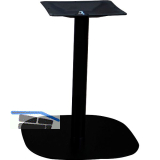 Plattentischgestell Slim, H�he 470, Bodenplatte 390x390, Stahl schwarz RAL 9005