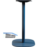 Plattentischgestell Slim, H�he 720, Bodenplatte 390x390, Stahl RAL-Farbe