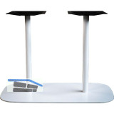 Plattentischgestell Slim, H�he 720, Bodenplatte 985x485, Stahl RAL-Farbe