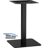 POHL Platten-Tischgestell Retz schwarz beschichtet