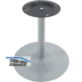 Hockergestell Rondal D - silberfarbig beschichtet