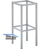 Barhockergestell Madrid - Edelstahl matt geschliffen