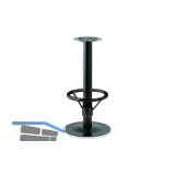 Barhockergestell Tamsweg - schwarz beschichtet