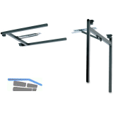 Klapptischgestell 808 - schwarz beschichtet