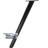 SIMAUSROM Tischfu� schr�g DM 60 x 720 mm schwarz matt