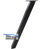 SIMAUSROM Tischfu� schr�g 60 x 60 x 720 mm schwarz matt