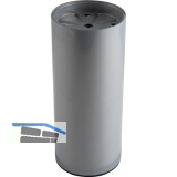 Dekorfu� Fu� � 80 mm, L�nge 190 mm, mit M10 Gewinde, Stahl silber RAL 9006