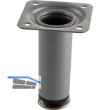 Dekorfu� Fu� � 30 mm, L�nge 120 mm, Stahl silber RAL 9006