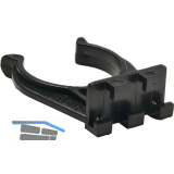 CAMAR Sockelblenden-Clip Unico 48 mm Kunststoff schwarz