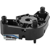 CAMAR Oberteilgleiter Unico Eind�beln mit Rand Kunststoff schwarz