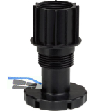 CAMAR Sockelverstellfu� Unico 48 x 45 mm Kunststoff schwarz