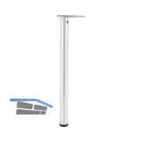 CAMAR Tischfu� rund 50 x 700 mm Stahl verchromt