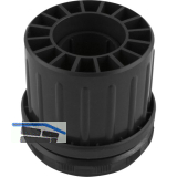 CAMAR Ersatz-Verstellteller unten - Tischfuss zylindrisch/Aluminia � 60 mm