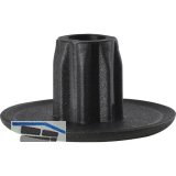 CAMAR Abdeckkappe zu Sockelversteller 306, Kunststoff schwarz