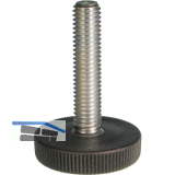 H�henverstellschraube SCH/PA Teller 60 mm M 10 x 34 Kunststoff schwarz