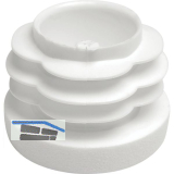 Lamellenstopfen � 30mm Wandst�rke 0,8 - 2,5 mm wei�