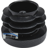 Lamellenstopfen � 50mm Wandst�rke 1 - 2,5 mm schwarz