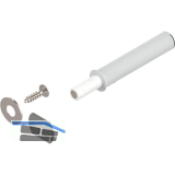 BLUM TIP-ON f�r T�ren 956.1004 Kurzversion mit Magnet, seidenwei�