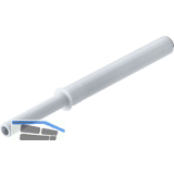 BLUM TIP-ON f�r T�ren 956A1006 Langversion mit Puffer, seidenwei�