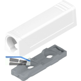 BLUM TIP-ON gerade Adapterplatte 956.1201, Kurzversion, seidenwei�