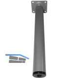 ELEMENT SYSTEM M�belfu� Rundrohr � 30 mm, L�nge 200 mm, Stahl silber RAL 9006