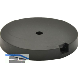 QuickClick Basisteil zum Anschrauben � 40 mm, H�he 7 mm, Kunststoff schwarz