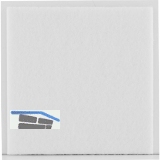 Filzgleiter 100 x 100 x 3,5 mm selbstklebend wei�