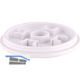 QuickClick Einsatz HYPER zum Eindr�cken � 25 mm, Kunststoff grau