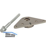INDUFIX Universalverbinder inkl. Ankerschraube 12x140mm,Aluminium Edelstahl Eff.