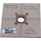 UNIFIX Fr�sschablone f�r Halter Gr��e 3
