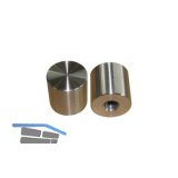 SIMAUSROM Glasklebeteller 20 x 20 mm Edelstahl rostfrei