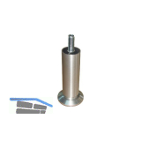 Dekorfu� Fu� � 30 mm, L�nge 100 mm,Aluminium matt geschliffen,klar matt lackiert