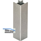 VOLPATO Sockelblenden-Au�enecke 90� 100 mm Kunststoff Edelstahl Effekt geb�rstet