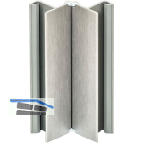 VOLPATO Sockelblenden-Ecke verstellbar 100 mm Kunststoff Edelstahl Effekt